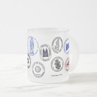 Mug Frosted Glass Saint James Way