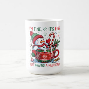 Mug-Funny Snowman Christmas Mug
