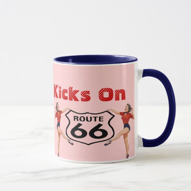 Mug Get Your Kicks On Route 66 Road Trip Nostalgia (Right)
