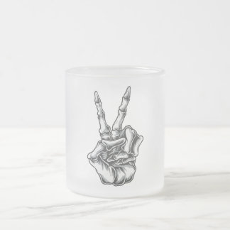 Mug Hand Skull Peace and Love
