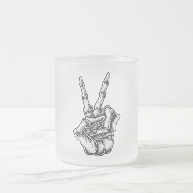 Mug Hand Skull Peace and Love (Center)