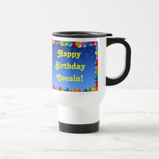 Mug Happy Birthday Cousin (Right)