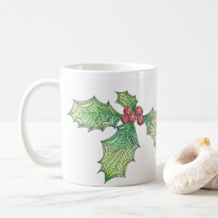 Mug - Holly Colour Sketch