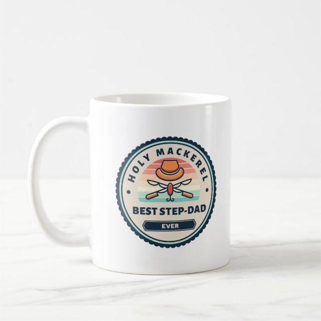 Mug - Holy Mackerel! Best Step-Dad Ever (Left)