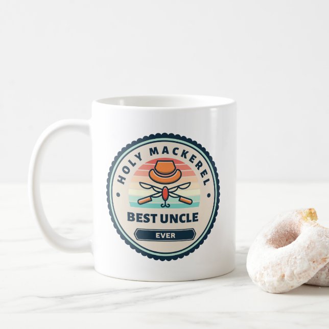 Mug - Holy Mackerel! Best Uncle Ever (With Donut)