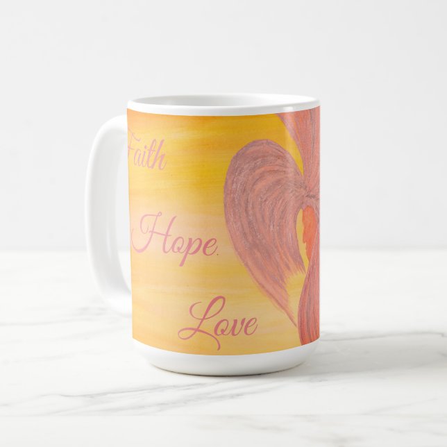 Mug - "Hopeful"  by All Joy Art (Front Left)