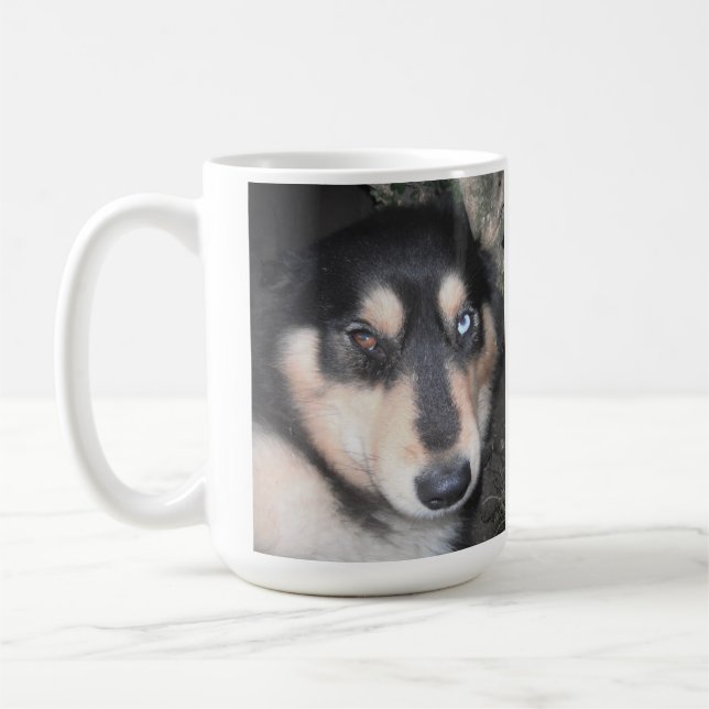 Mug Husky One Blue Eye One Brown Eye (Left)