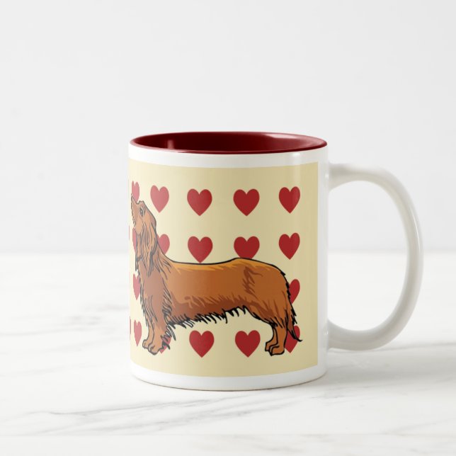 Mug - I love Dachshunds (Right)