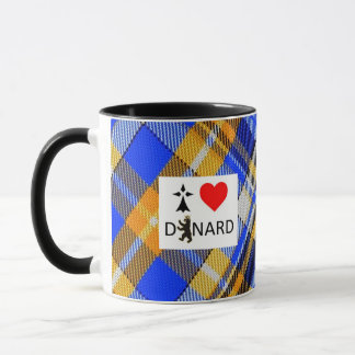 Mug I love Dinard and tartan