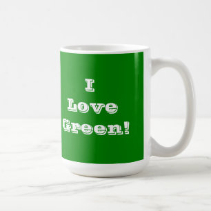 Mug I Love Green
