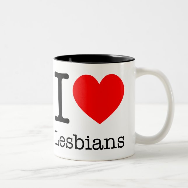 Mug I Love Lesbians (Right)