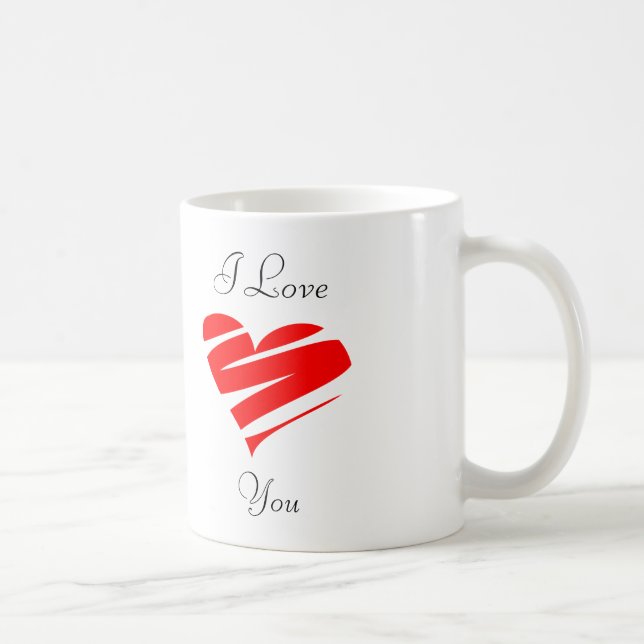 Mug. I love you. Coffee Mug (Right)