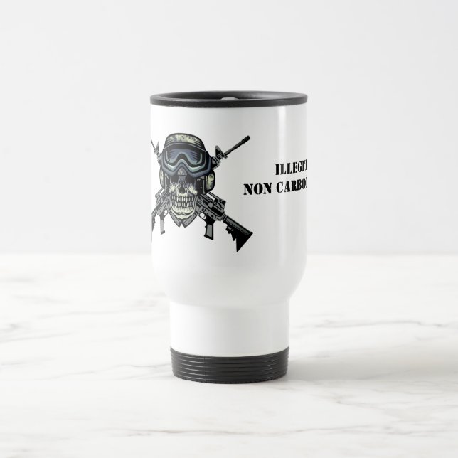 Mug-Illegitimi Non Carborundum Travel Mug (Center)