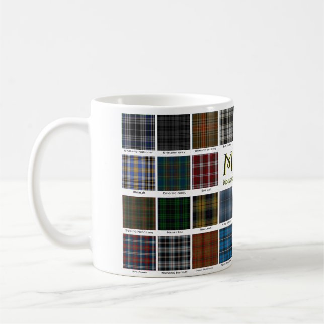 Mug in French Tartans (Left)