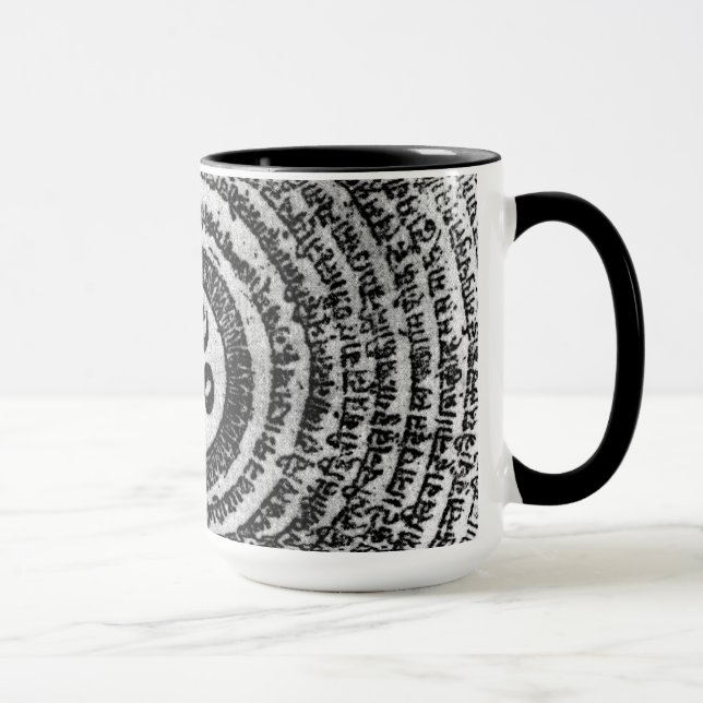 mug, india, om mani padme hum mug (Right)