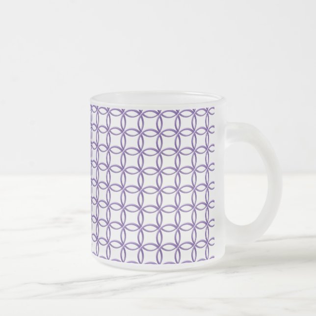 Mug - Interlocking Purple Rings (Right)