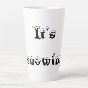 Mug it's snowing
