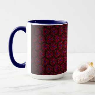 MUG Jimette Red and Blue Design
