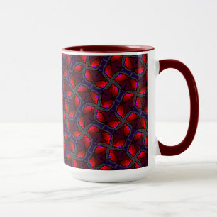 MUG Jimette Red and Gray Design cup