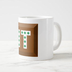 MUG JUMBO BLANCHE CHOCOLAT BONBONS IT