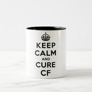 MUG: Keep Calm and Cure CF Two-Tone Coffee Mug