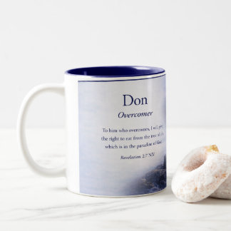 Mug, left-handed, Don Two-Tone Coffee Mug