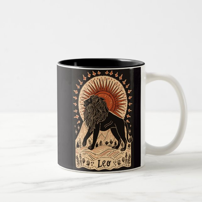 Mug Leo Celestial Zodiac Art (Right)