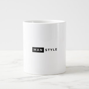 Mug logo man style