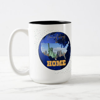 Mug Magic Custom Photo Country Map You Will Always