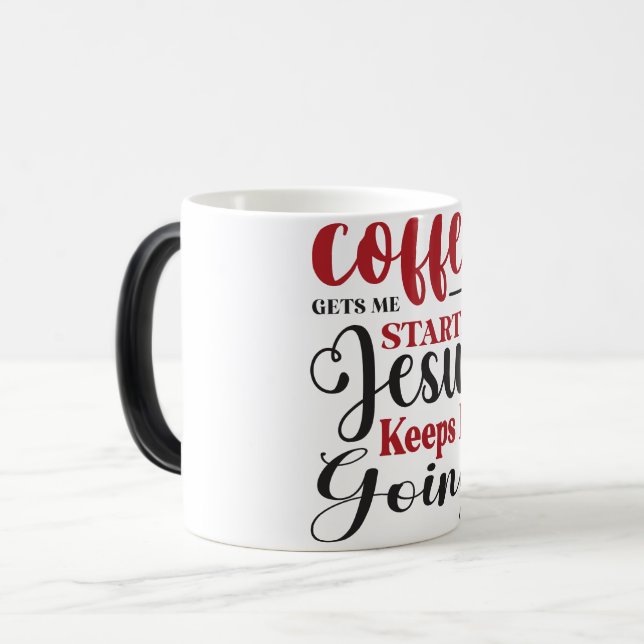 Mug Magic Funny Office Coffee Quotes (Front Left)
