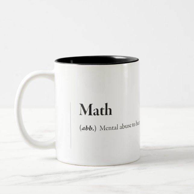 Mug math funny (Left)