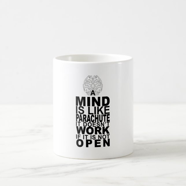Mug Mind is like parachute (Center)