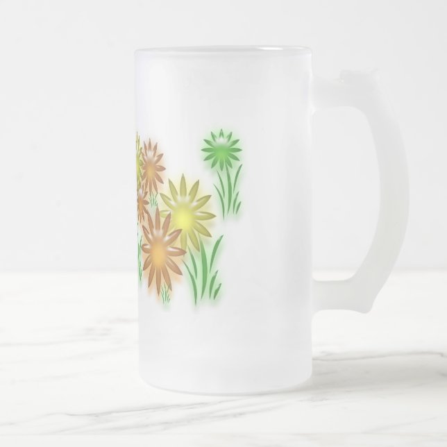 Mug - Neon Flowers (Right)