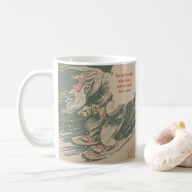 Mug, North Wind Coffee Mug (With Donut)