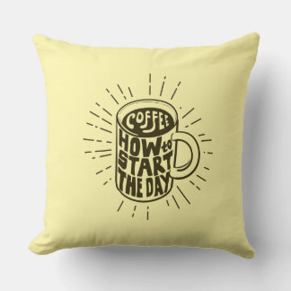 Mug of Coffee  Cushion