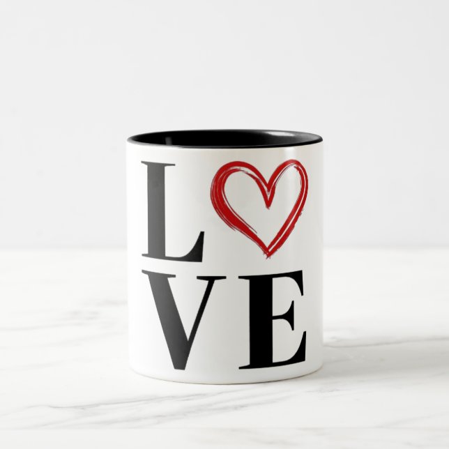 Mug of coffee Two-Tone Mug (Center)