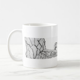Mug of Eagles HOME Second Nature Black + White