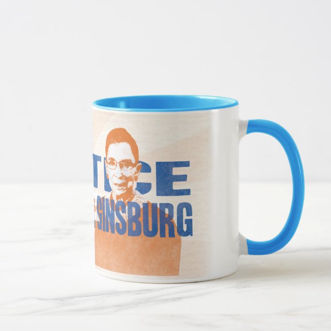Mug of Justice.  Ruth Bader "Badass" Ginsburg (Right)