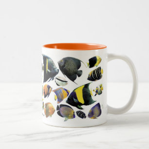 MUG OF MARINE ANGEL FISH