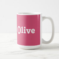 Mug Olive