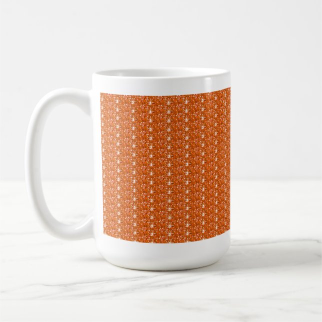 Mug Orange Glitter (Left)