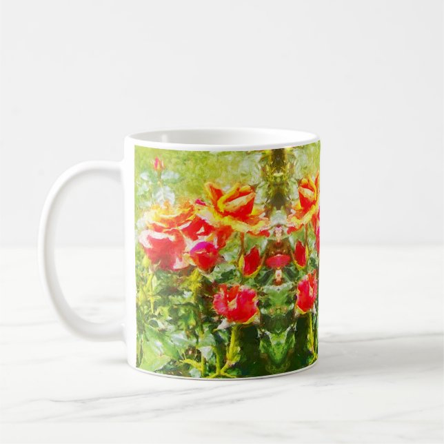 Mug - Orange Roses (Left)