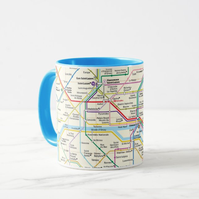 mug Paris centre metro (Front Left)