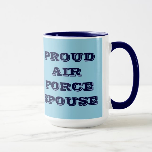 Mug Proud Air Force Spouse (Right)