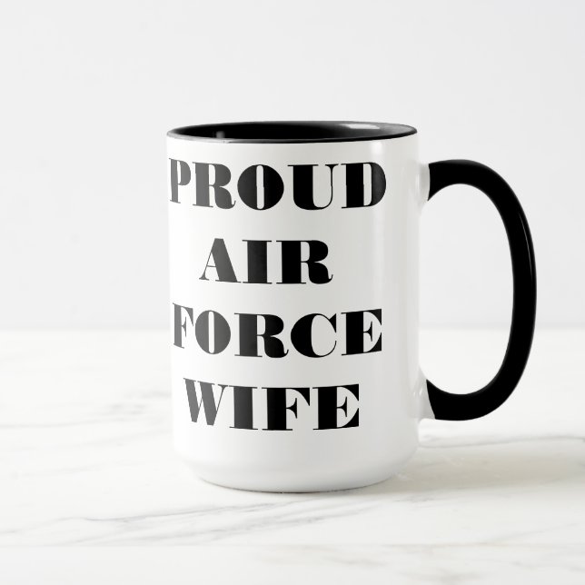 Mug Proud Air Force Wife (Right)