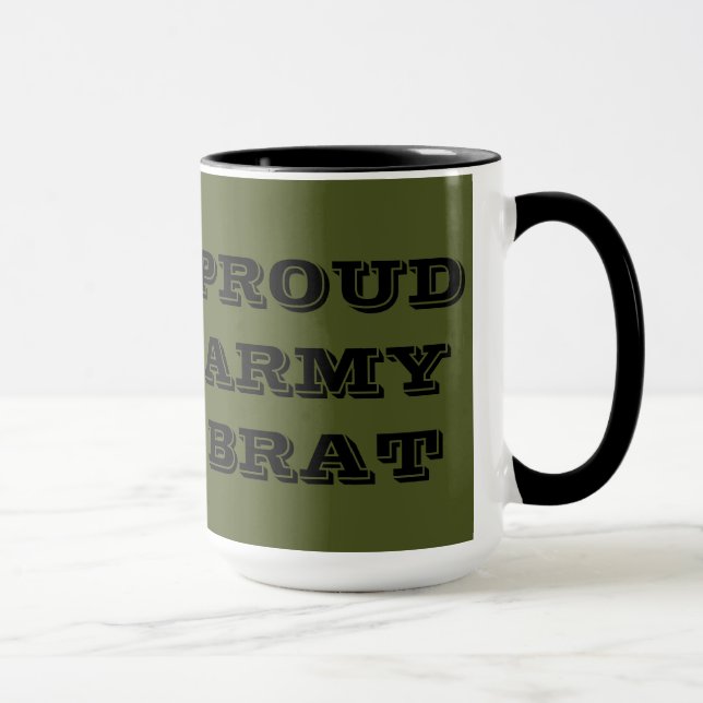 Mug Proud Army Brat (Right)