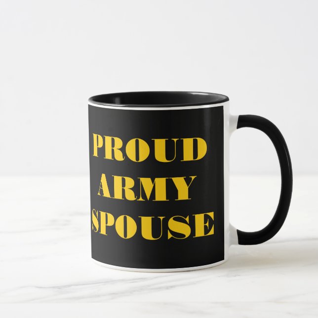 Mug Proud Army Spouse (Right)