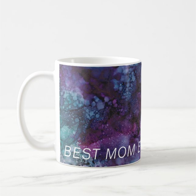Mug "Purple-Blues Inkblot" (Left)