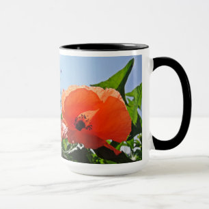 Mug red poppy: "have A nice day"