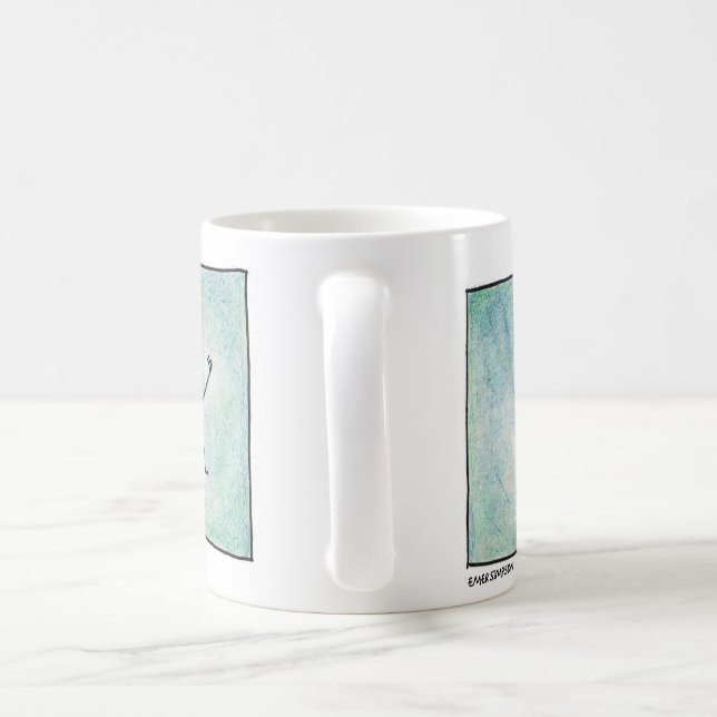 Mug robot taking selfie (Handle)